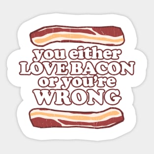 Bacon Rules Sticker